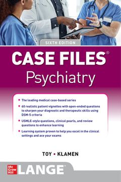 portada Case Files Psychiatry, Sixth Edition (en Inglés)