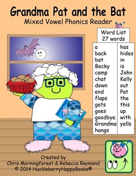 portada Grandma Pat and the Bat: Mixed Vowel Phonics Reader (en Inglés)