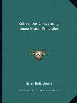 portada reflections concerning innate moral principles (en Inglés)