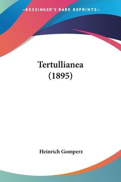 portada Tertullianea (1895) (en Latin)