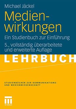 portada Medienwirkungen: Ein Studienbuch zur Einführung (en Alemán)