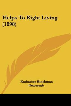 portada helps to right living (1898) (en Inglés)