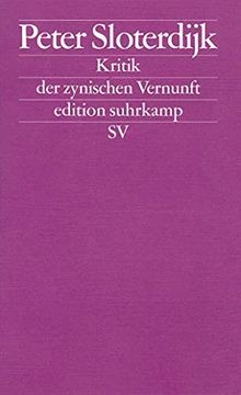 portada Kritik der Zynischen Vernunft (en Alemán)