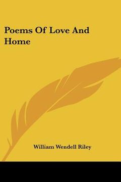 portada poems of love and home (en Inglés)