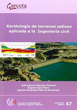 portada Karstologia de Terrenos Salinos Aplicada a la Ingenieria Civil (in Spanish)