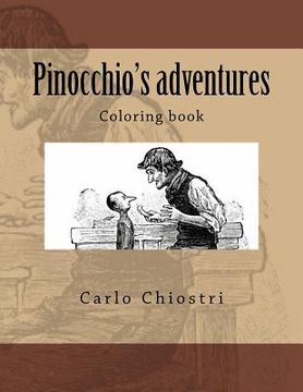 portada Pinocchio's adventures: Coloring book (in English)