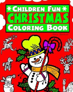 portada Childrens Fun Christmas Coloring Book (in English)