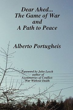 portada dear ahed... the game of war and a path to peace (en Inglés)