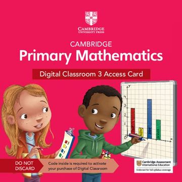 portada Cambridge Primary Mathematics Digital Classroom 3 Access Card (1 Year Site Licence) (Cambridge Primary Maths)