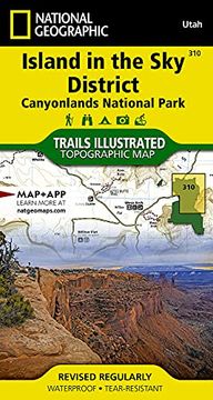 portada Island in the sky District: Canyonlands National Park map (National Geographic Trails Illustrated Map, 310) (en Inglés)