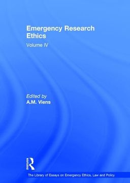 portada Emergency Research Ethics: Volume IV (en Inglés)