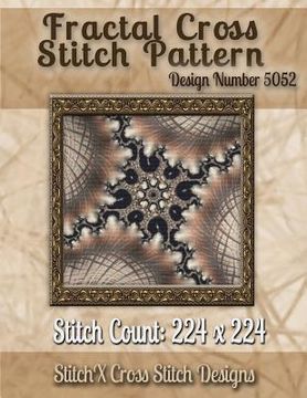 portada Fractal Cross Stitch Pattern: Design No. 5052 (en Inglés)