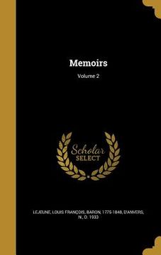 portada Memoirs; Volume 2 (en Inglés)