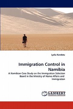 portada immigration control in namibia (en Inglés)