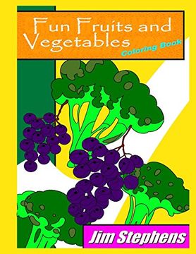 portada Fun Fruits and Vegetables Coloring Book