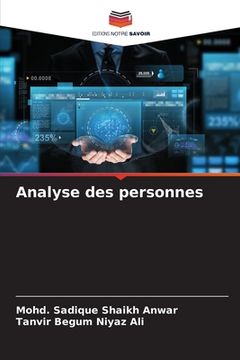 portada Analyse des personnes (en Francés)