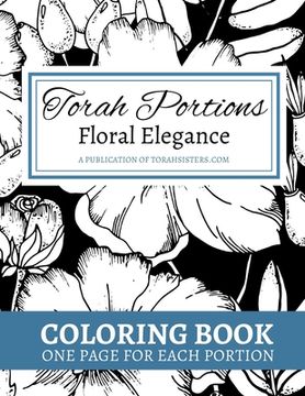 portada Torah Portions Coloring Floral Elegance (en Inglés)