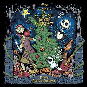 portada The Nightmare Before Christmas: Advent Calendar and Pop-Up Book (in English)