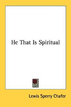 portada he that is spiritual (en Inglés)