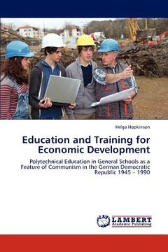 portada education and training for economic development (en Inglés)
