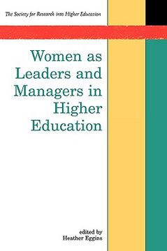 portada women as leaders and managers in higher education (en Inglés)