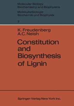 portada constitution and biosynthesis of lignin (en Inglés)