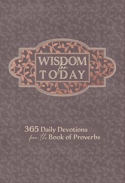 portada Wisdom for Today: 365 Daily Devotions from the Book of Proverbs (in English)