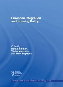 portada European Integration and Housing Policy (en Inglés)