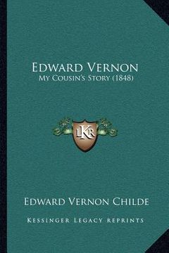 portada edward vernon: my cousin's story (1848) (en Inglés)