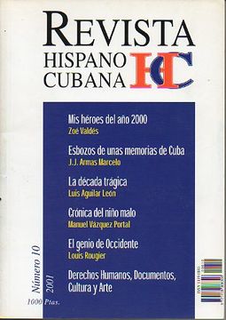 portada revista hispano cubana. nº 10.
