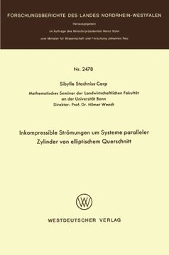 portada Inkompressible Strömungen um Systeme paralleler Zylinder von elliptischem Querschnitt (Forschungsberichte des Landes Nordrhein-Westfalen) (German Edition)