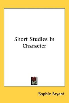 portada short studies in character (en Inglés)