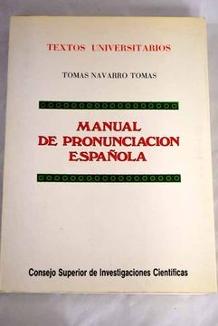 portada Manual de Pronunciacion Española (28ª Ed. ) (in Spanish)