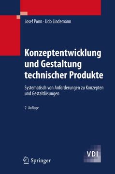 portada Konzeptentwicklung und Gestaltung Technischer Produkte: Systematisch von Anforderungen zu Konzepten und Gestaltlösungen (en Alemán)