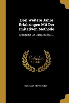 portada Drei Weitere Jahre Erfahringen mit der Imitativen Methode: (in German)