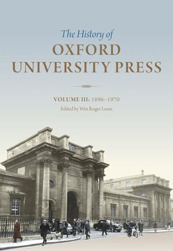 portada History of Oxford University Press Volume Iii: 1896 to 1970 