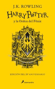 portada Harry Potter y la Orden del Fénix (Edición Hufflepuff del 20º aniversario)