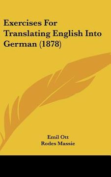 portada exercises for translating english into german (1878) (in English)