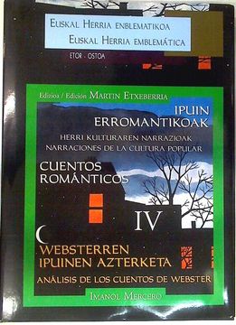 portada Cuentos Románticos iv y Análisis de los Cuentos de Webster Ipuin Erromantikoak iv eta Websterren ipu