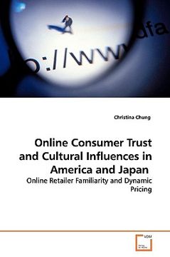 portada online consumer trust and cultural influences in america and japan (en Inglés)