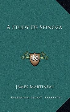 portada a study of spinoza (in English)