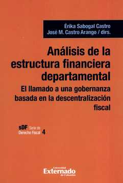 portada Análisis de la Estructura Financiera Departamental
