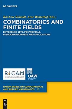 portada Combinatorics and Finite Fields Difference Sets, Polynomials, Pseudorandomness and Applications (en Inglés)