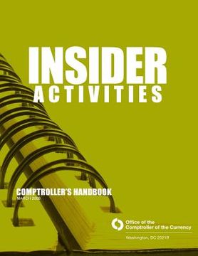 portada Insider Activities: Comptroller's Handbook March 2006 (en Inglés)