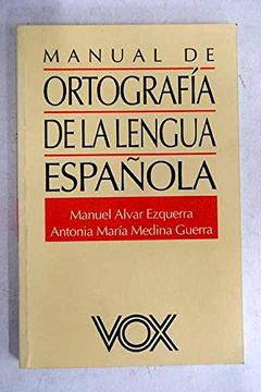 portada Manual Ortografia Lengua Española