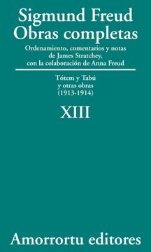 portada Obras Completas Vol. Xiii: Tótem y Tabú, y Otras Obras (1913-1914)