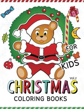 portada Christmas coloring Books for Kids Vol.2: (Jumbo Coloring Book Coloring Is Fun): Volume 2 (Christmas coloring Book for Kids)