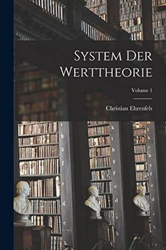 portada System der Werttheorie; Volume 1 (en Alemán)