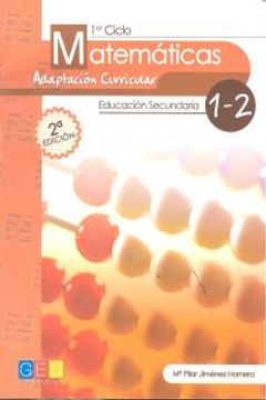 portada Matematicas Adaptacion Curricular Eso 1 - 2 2ªed