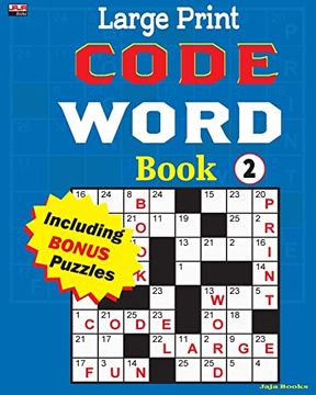 portada Large Print Code Word Book 2 (Cleverly Crafted Codeword Series) (in English)